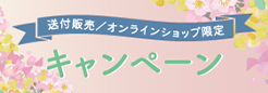送付販売／オンラインショップ限定キャンペーン